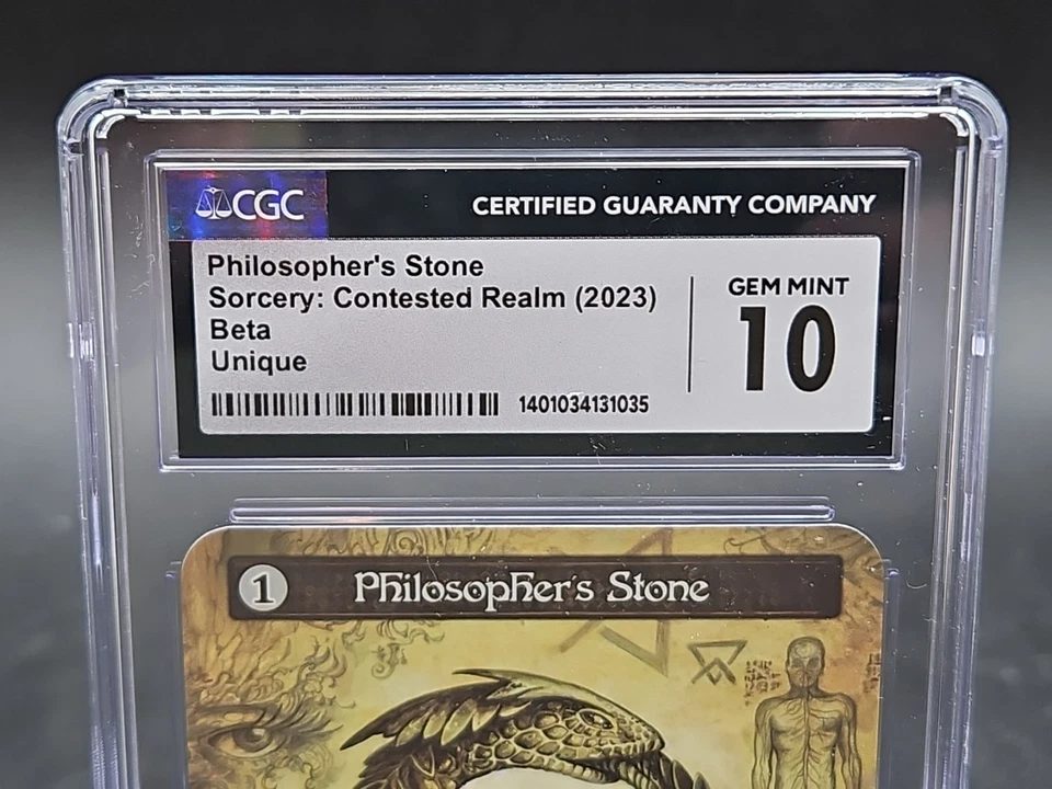 Philosopher's Stone - Beta Unique Sorcery Contested Realm 1st Release. CGC 10 - Image 4 of 4