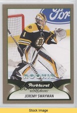 2021-22 Upper Deck Parkhurst Rookies Bronze Border Jeremy Swayman #325 READ nv3