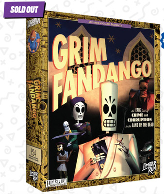 NEW PS4 Grim Fandango Remastered Big Box Collector's Edition Limited Run