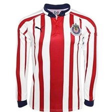 Camiseta Oficial Puma Chivas Home Manga Larga/Jersey Larga Manga 2018/19