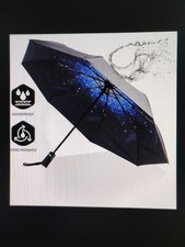 SY COMPACT Travel Umbrella Windproof Automatic Umbrellas Foldable umbrella-Black
