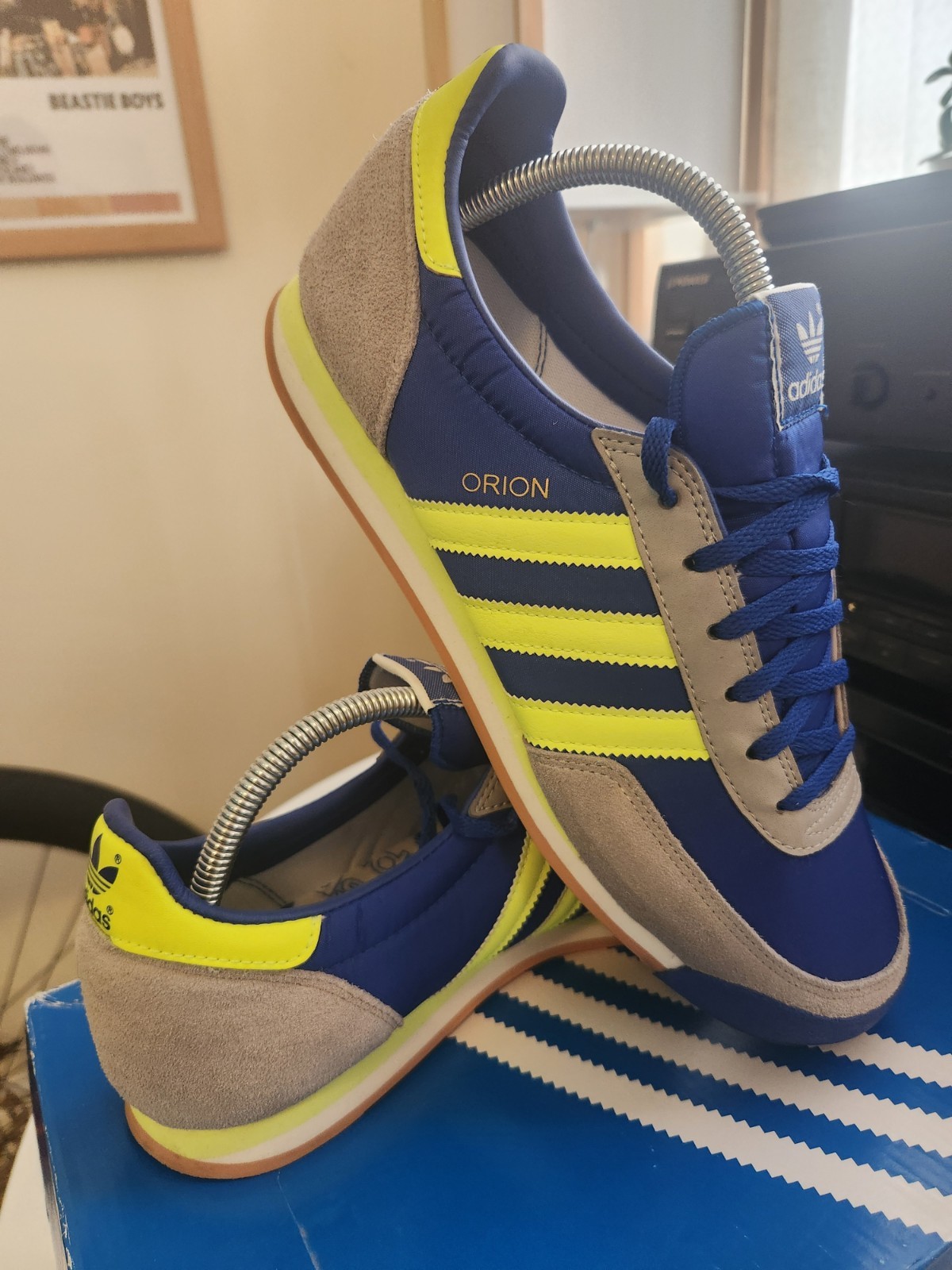 SAOLA Adidas Originals Orion Taglia 9 Blu Royal Giallo Solare Uscita 2019