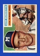 1956 Topps Set-Break #219 Lew Burdette EX-EXMINT *GMCARDS*