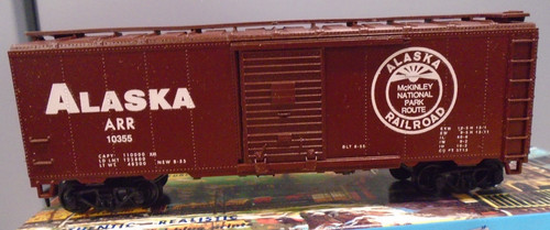 BEV-BEL ATHEARN 1712-1 ESCALA HO FERROCARRIL ALASKA 40' VAGÓN DE CAJA TOTALMENTE MONTADO NUEVO | Condition: New