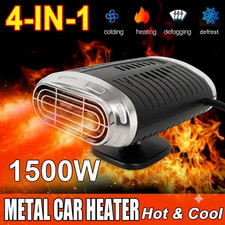 1500W Heater Portable Heating Cooling Fan Defroster Demister Car Truck 12V LOT