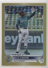 2022 Topps Series 1 Gold Foil Kyle Lewis #206 4l3