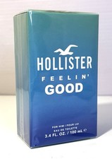 Image of Hollister Feelin' Good for Him Eau de Toilette 3.4 oz / 100 ml Men's New Sealed