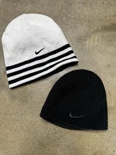Vintage And Reversible Nike Youth Beanie Lot 2