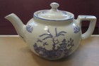 Vintage Hall China Blue Willow Teapot Boston Shape 32 Oz Size Made In USA