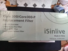 Isin 2 Core 300 Toxin Absorber Replacement Filter for LEVOIT Core300-P Core 300s
