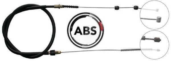 A.B.S. K12088 Seilzug FüR Feststellbremse Handbremsseil Bremsseil FüR Opel-image