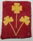 WW2 8th INDIAN DIVISION FORMATION SIGN BRITISH MILITARY PATCH BADGE WORLD WAR II