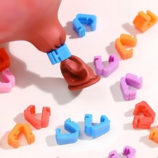 100 Pcs Balloon Arch Clips, Balloon Tie Tool, Plastic Balloon Sealing Clips UK