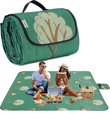 Large Beach Blanket Waterproof Sandproof Picnic Blankets Outdoor Blanket Foldabl