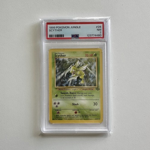 Scyther (Unlimited) graded PSA 7 for sale on eBay