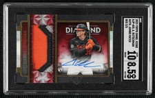 2023 Topps Diamond Icons Red 2/5 Adley Rutschman SGC 8.5 Jumbo Patch Auto 04cw