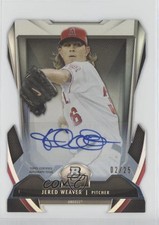 2013 Bowman Platinum Cutting Edge Stars 2/25 Jered Weaver #CESA-JW Auto 0u0j