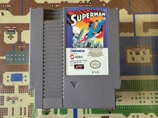 NES Nintendo Superman Cartridge Only Oval Seal GENUINE TESTED KEMCO SEIKA