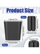 40Pcs Sink Rack Protectors Rubber Sink Bumper New Kitchen Sink Rack Feet Black