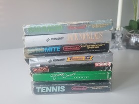 Nes games bundle Tennis Gyromite  Golf Rescue Road Racer