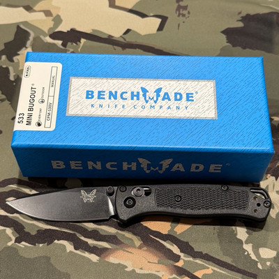 Bll Drop Benchmade Mini Bugout 533 CPM-S30V Ball Bearing Lock Manual Drop Point ...