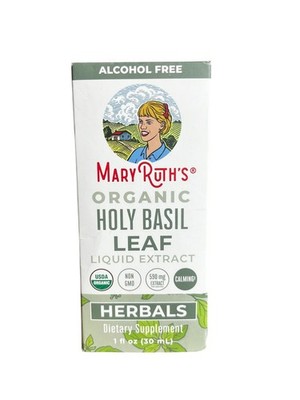 Mary Ruth's Organic Holy Basil Leaf Liquid Extract 590mg 1 fl oz