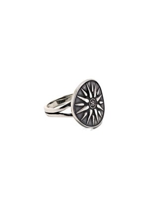 Silver Alexander the Great Coin Ring, Ancient Greek Warrior Statement Jewelry