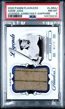 2020 PANINI FLAWLESS ADDIE JOSS LEGENDS JUMBO JERSEY SAPPHIRE #5/15 PSA 8 NM-MT