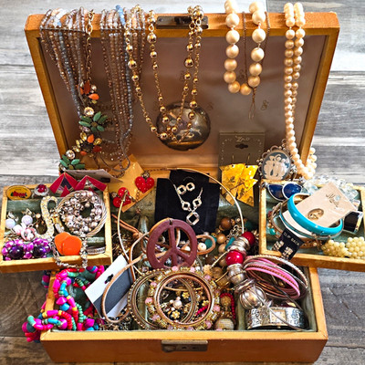 ''A Little Bit Of Everything'' Vintage To Now Jewelry Lot