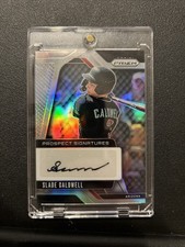 2025 Prizm Baseball SLADE CALDWELL Silver Prizm Prospect Signatures Auto #PS-SL