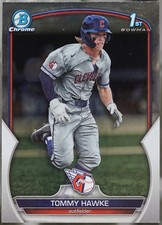 2023 Bowman Draft #BDC-141 Tommy Hawke Chrome Baseball VG