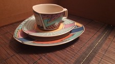 Rosenthal Flash one Design Dorothy Hafner Kaffee-Gedeck 3 teilig