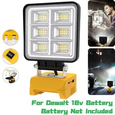 For Dewalt 18V Battery Cordless LED Spotlight Flashlight Work Light Lamp Torch