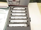 Kato Trains N Scale- 106-090 C.B. & Q. Silver Streaktrain Set - New - M10