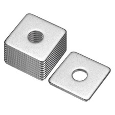 Square Washer, 10Pcs M10x35x35x3mm 304 Stainless Steel Square Plate Washers