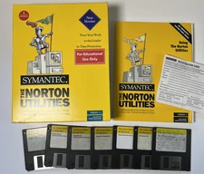 SYMANTEC THE NORTON UTILITIES Floppy Disks Software Version 3.1 Mac