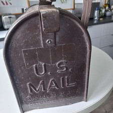 boite aux lettres Americaine vintage mail box vintage Fulton Illinois  USA