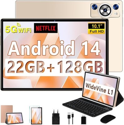 DEERTiME E9 Android 14 Tablet 17.7cm 22GB RAM 128GB ROM/TF 2TB