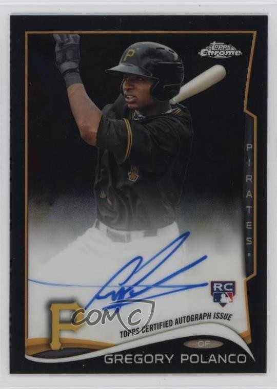 2014 Topps Chrome Rookie Auto Gregory Polanco #GP Auto 1dm4