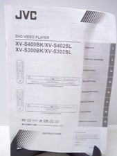 JVC Dvd Video Player Owners Manual English