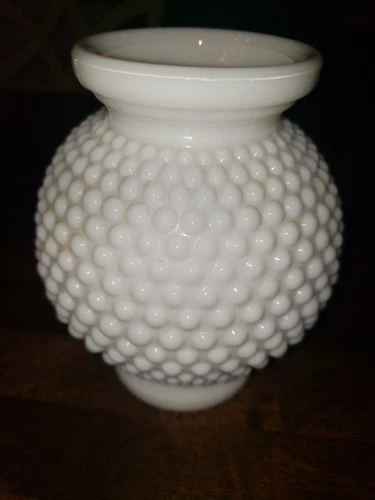 Westmoreland milk glass english hobnail vintage
