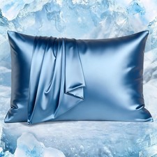 Cooling Pillow Cases, Softer Than Silk Pillow Cases, Silky Pillowcases Queen ...