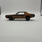 Hot Wheels Redline 1967 Custom Cougar Orange w/Brown Interior Original 16 Car