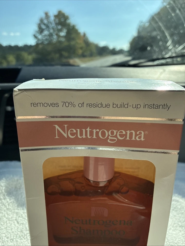 Vintage Neutrogena Anti-Residue Shampoo Extra Mild Formula 12 fl oz 1990 - Image 4 of 4