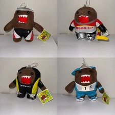 Domo Plush With Suction Cup Hangers Sports Lot Of 4 New With Japanese Tags RARE