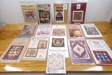 Vintage Lot of Quilt Patterns Lot of 15 Pieceable Kingdom English Cottage  More