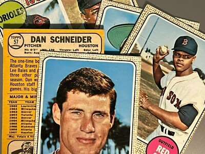 1968 Topps Baseball Singles  -- Pick Your Card - 99 Cents Each