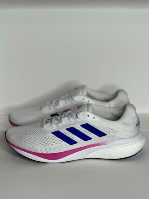 adidas Supernova 2.0 White Lucid Blue Fuchsia Men's US13 HQ9939