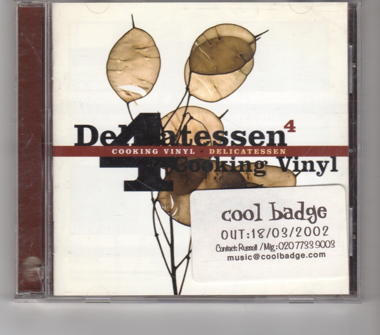 (HK488) Delicatessen 4, 19 tracks various artists - 2002 CD