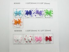 Ribbon Bows Polka Dot Double Premade *Colors* 10 Pack USA SELLER & STOCK